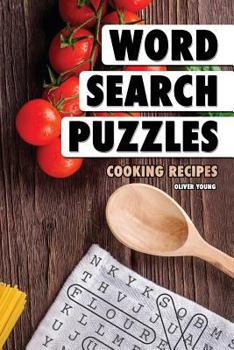 Paperback Word Search Puzzles: Cooking Recipes [Large Print] Book