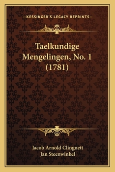 Paperback Taelkundige Mengelingen, No. 1 (1781) [Dutch] Book