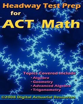 Paperback Headway Test Prep For Act Math Book