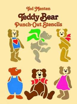 Paperback Teddy Bear Punch-Out Stencils Book