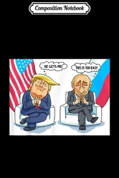Composition Notebook: Anti Trump Russia Collusion Cartoon Putin Liberal  Journal/Notebook Blank Lined Ruled 6x9 100 Pages