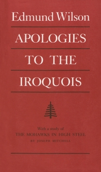 Paperback Apologies to the Iroquois Book