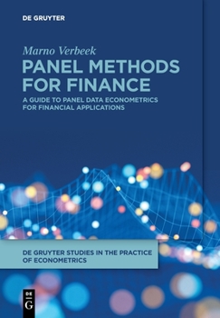 Paperback Panel Methods for Finance: A Guide to Panel Data Econometrics for Financial Applications Book