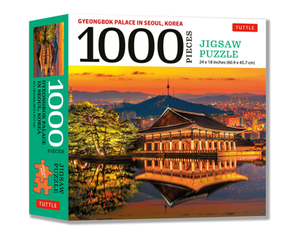 Gyeongbok Palace in Seoul Korea - 1000 Piece Jigsaw Puzzle: (Finished Size 24 in X 18 In)