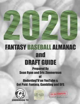 Paperback 2020 Fantasy Baseball Almanac and Draft Guide Book