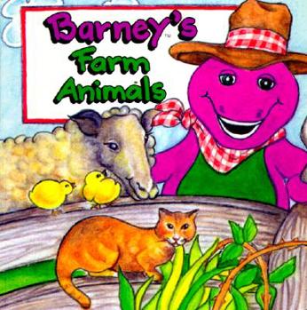 Hardcover Barney's Farm Animals Book
