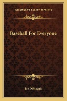 Paperback Baseball For Everyone Book