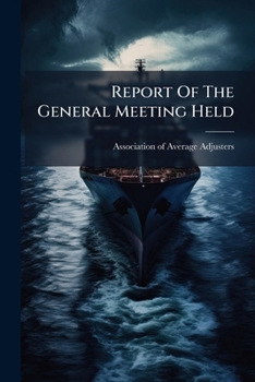 Paperback Report Of The General Meeting Held Book