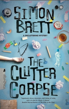 Hardcover The Clutter Corpse [Large Print] Book