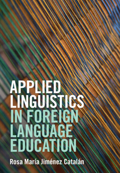 Hardcover Applied Linguistics in Foreign Language Education Book