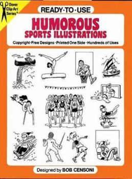 Paperback Ready-To-Use Humorous Sports Illustrations Book