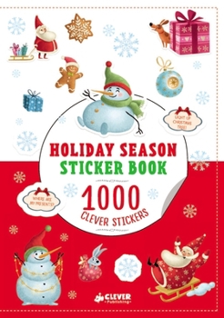 Paperback Holiday Season Sticker Book: 1000 Clever Stickers Book