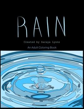 Paperback Rain: An Adult Coloring Book