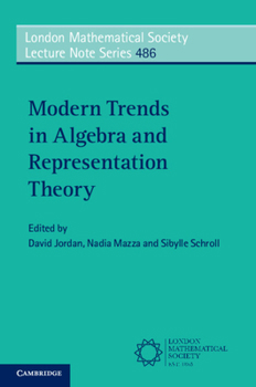 Paperback Modern Trends in Algebra and Representation Theory Book