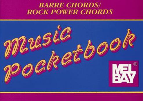 Paperback Barre Chords - Power Rock Chords Pocketbook Book
