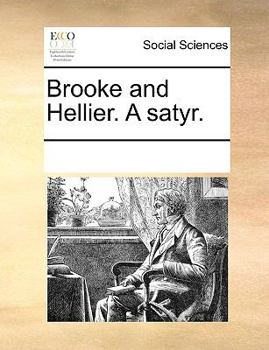 Paperback Brooke and Hellier. A satyr. Book