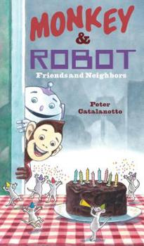 Hardcover Friends and Neighbors: Monkey & Robot Book