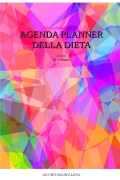 Paperback Agenda Planner della dieta. 18 settimane: 4 mesi [Italian] Book