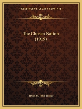 Paperback The Chosen Nation (1919) Book