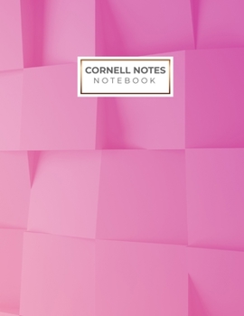 Cornell Notes Notebook: Abstract design Cornell Note Paper Notebook. Nifty Large College Ruled Medium Lined Journal Note Taking System for School and University