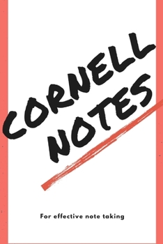 Paperback Cornell notepad with templated pages Book