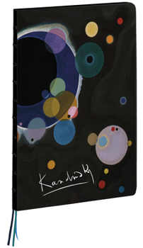 Hardcover Teneues - A4 Notebook: Several Circles by Wassily Kandinsky, Hardcover - 230 Dot-Grid Pages, Heavy Hardcover, Three Ribbon Markers, Exposed Lay Flat B Book
