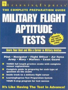 Paperback Military Flight Aptitude Test Book