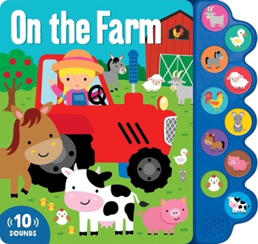 Board book On the Farm: Sound Book: 10-Button Sound Book