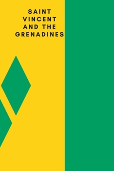 Paperback Saint Vincent and the Grenadines: Country Flag A5 Notebook to write in with 120 pages Book