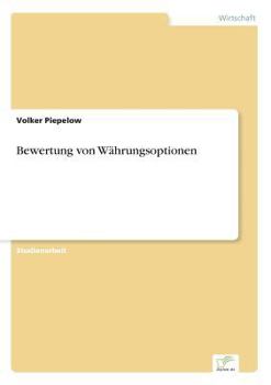 Paperback Bewertung von Währungsoptionen [German] Book