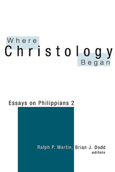 Paperback Where Christology Began Book