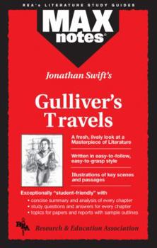 Paperback Gulliver's Travels (Maxnotes Literature Guides) Book