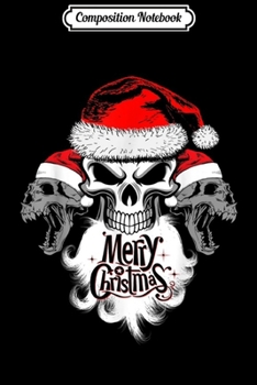 Paperback Composition Notebook: Funny Skull Santa Christmas Gif Journal/Notebook Blank Lined Ruled 6x9 100 Pages Book