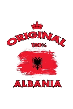 Albanien Flaggen Notizbuch: Schönes Albanien Flaggen Notizbuch mit 120 karierten Seiten im A5 Format (German Edition)