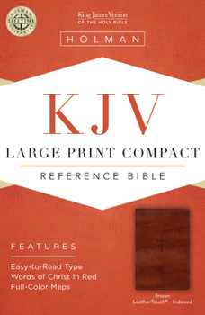 Imitation Leather Compact Reference Bible-KJV [Large Print] Book