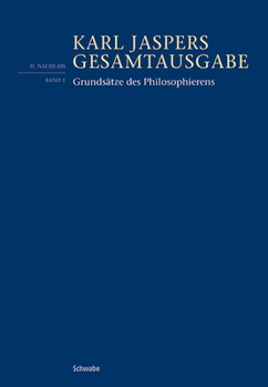 Paperback Grundsatze Des Philosophierens [German] Book