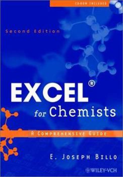 Paperback Excel for Chemists: A Comprehensive Guide [With CDROM] Book