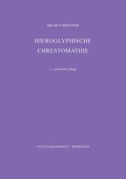 Paperback Hieroglyphische Chrestomathie [German] Book