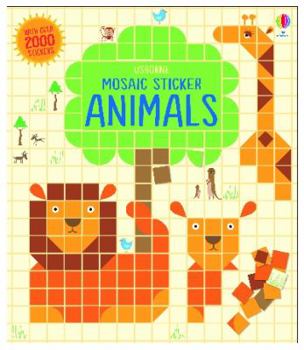 Paperback Mosaic Sticker Animals Book