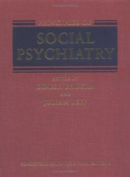 Hardcover Principles of Social Psychiatry Book