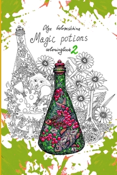 Paperback Magic potions 2: Coloring book