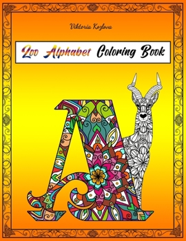 Paperback Zoo Alphabet: Coloring Book