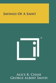 Paperback Sayings of a Saint Book