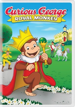 DVD Curious George: Royal Monkey Book