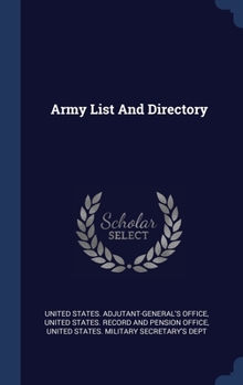 Hardcover Army List And Directory Book