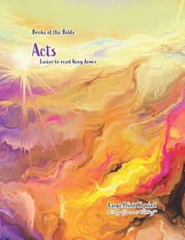 Paperback Books of the Bible Acts: Large Print 16 point, King James Today(TM) Book
