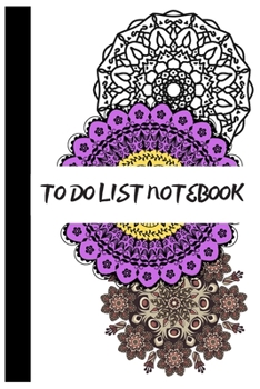 Paperback To Do List Notebook: To Do, TIME MANAGEMENT, ORGANIZATION, beautiful indian mandala, GIFT IDEAS Book