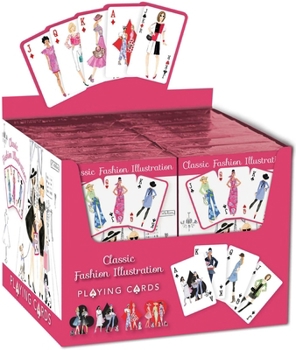 Classic Fashion Illustration Playing Cards Point of Purchase Display: Sarah Gunn & Julie Starr’s Stylish Deck of Standard Playing Cards; Illustrations by Beth Briggs