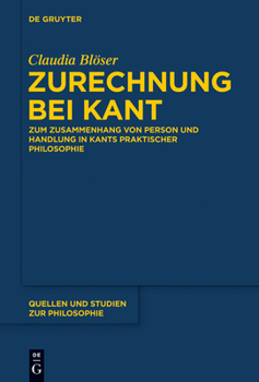 Hardcover Zurechnung bei Kant [German] Book