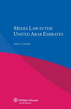 Paperback Media Law in the Uae Book